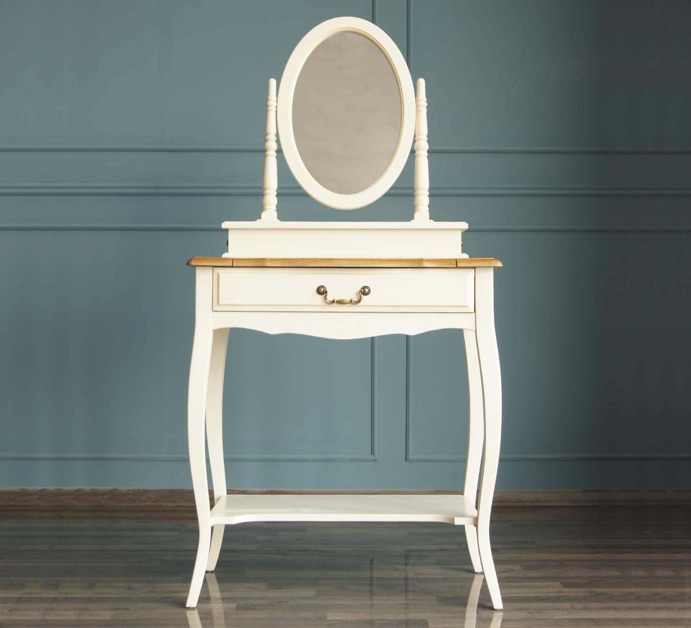 Туалетный столик "Leontina" с зеркалом Этажерка