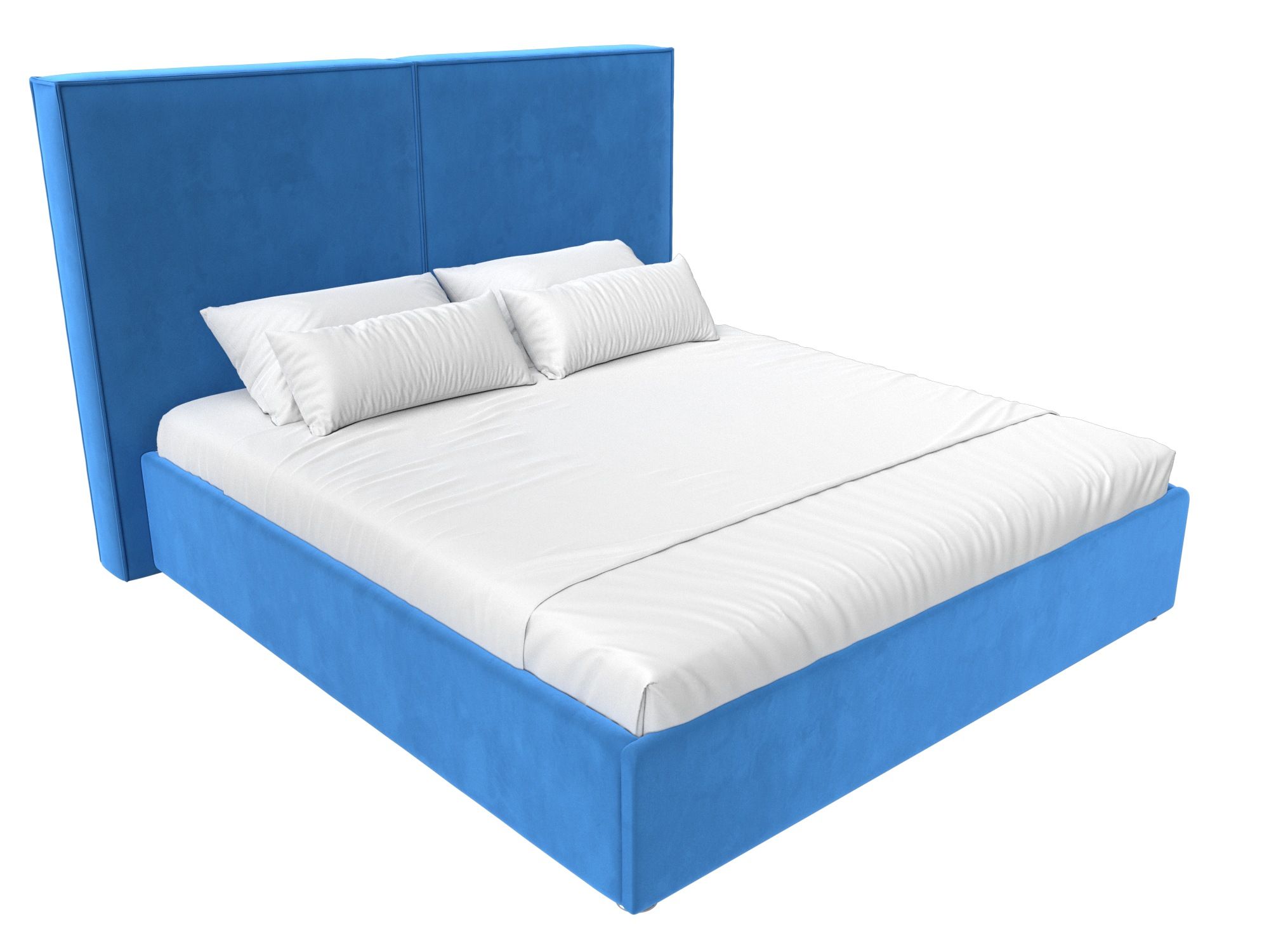Интерьерная кровать Аура 160 Голубой