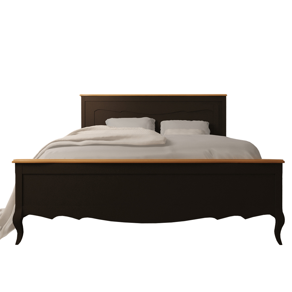 Дизайнерская кровать "Leontina Black" 180*200 арт ST9341/18BLK Этажерка