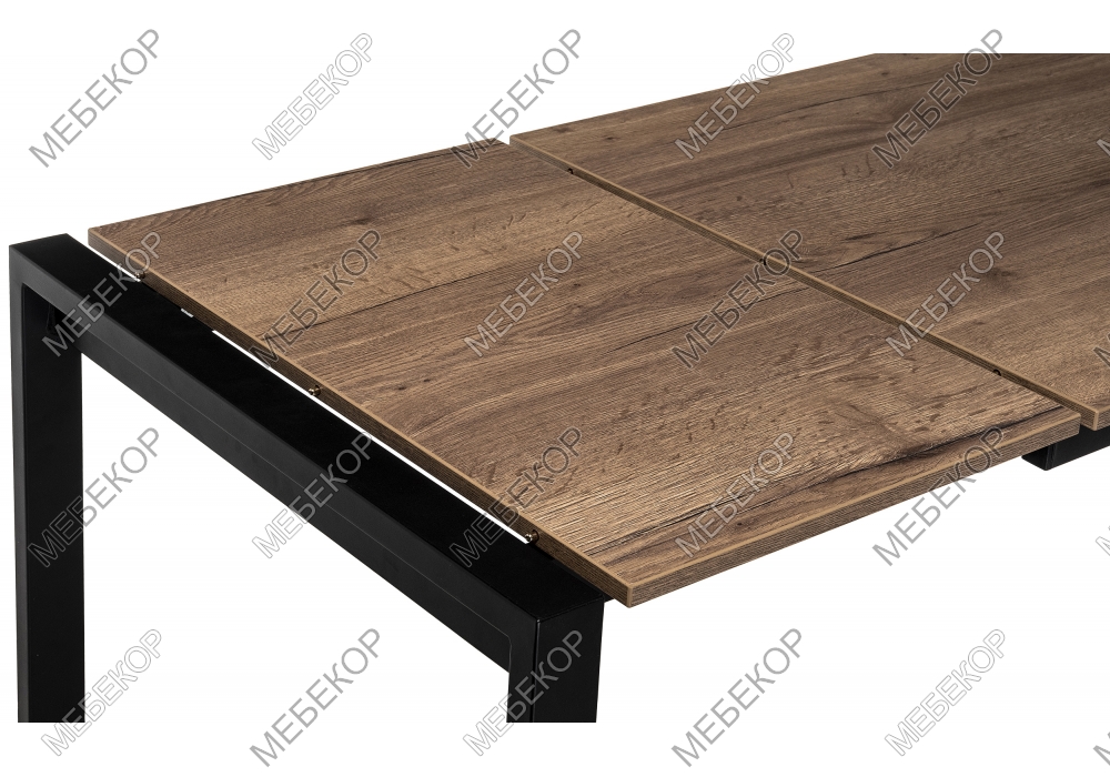 Стол деревянный Центавр дуб велингтон / черный матовый Woodville