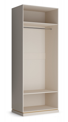 Шкаф 2-х дверный корпус (сатин) Капри Кураж