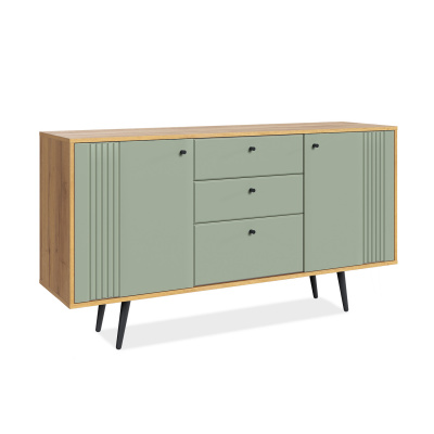 Комодино (серо-зеленый) Вега Саксония Кураж