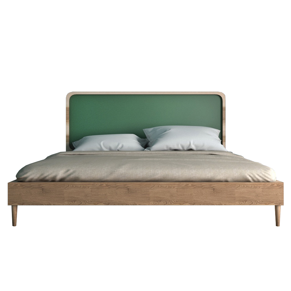 Кровать в Скандинавском стиле "Ellipse" 180*200 арт EL18G Этажерка