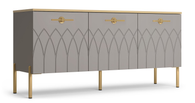 Тумба под ТВ (мокко, силк анис) Капри 2 Кураж