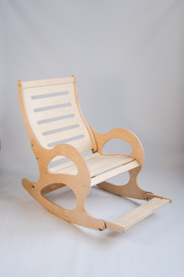 Кресло-качалка Бриз с подножкой под покраску GLIDER