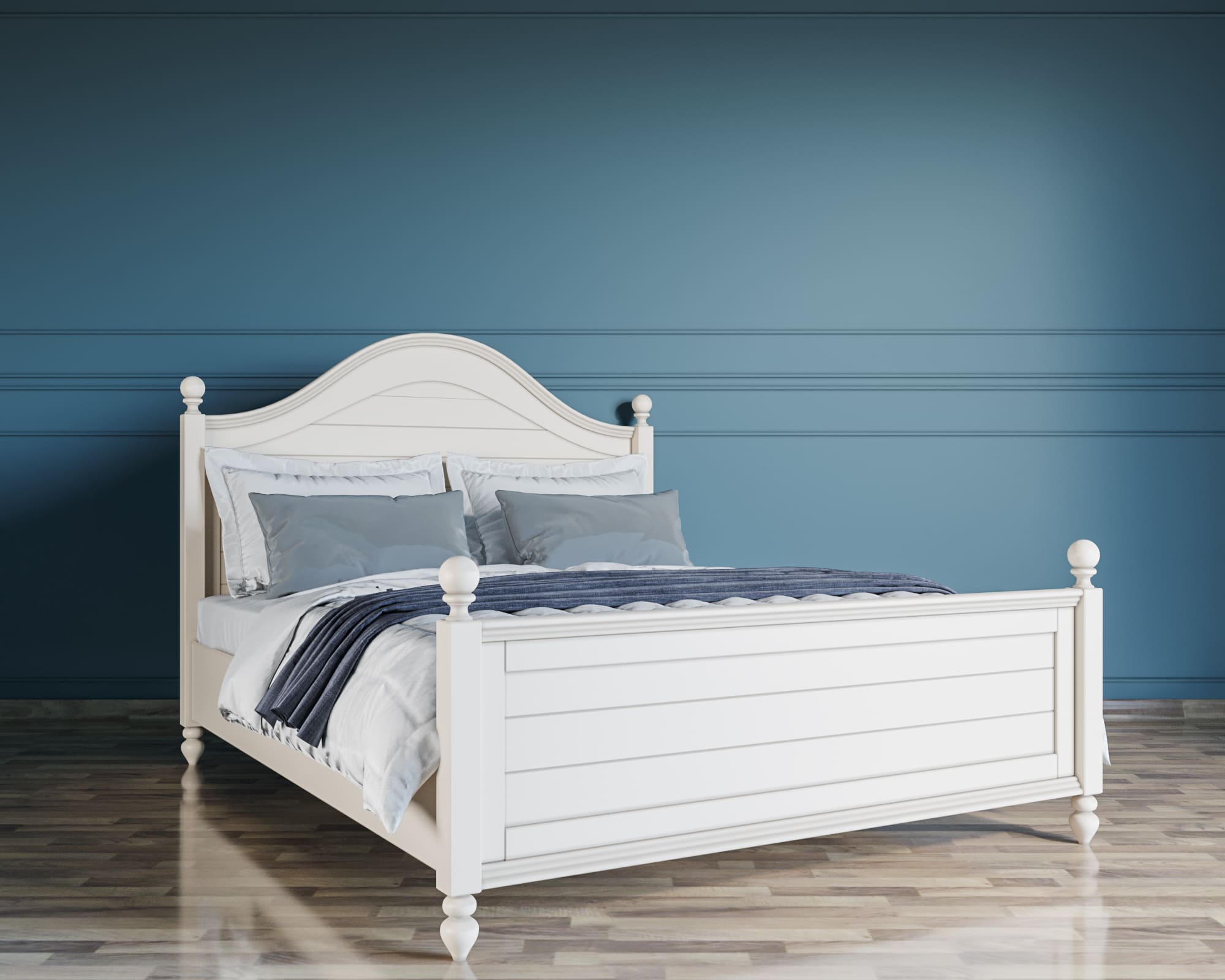 Кровать в стиле Прованс "Odri" 160 на 200 арт 2141/16 Этажерка