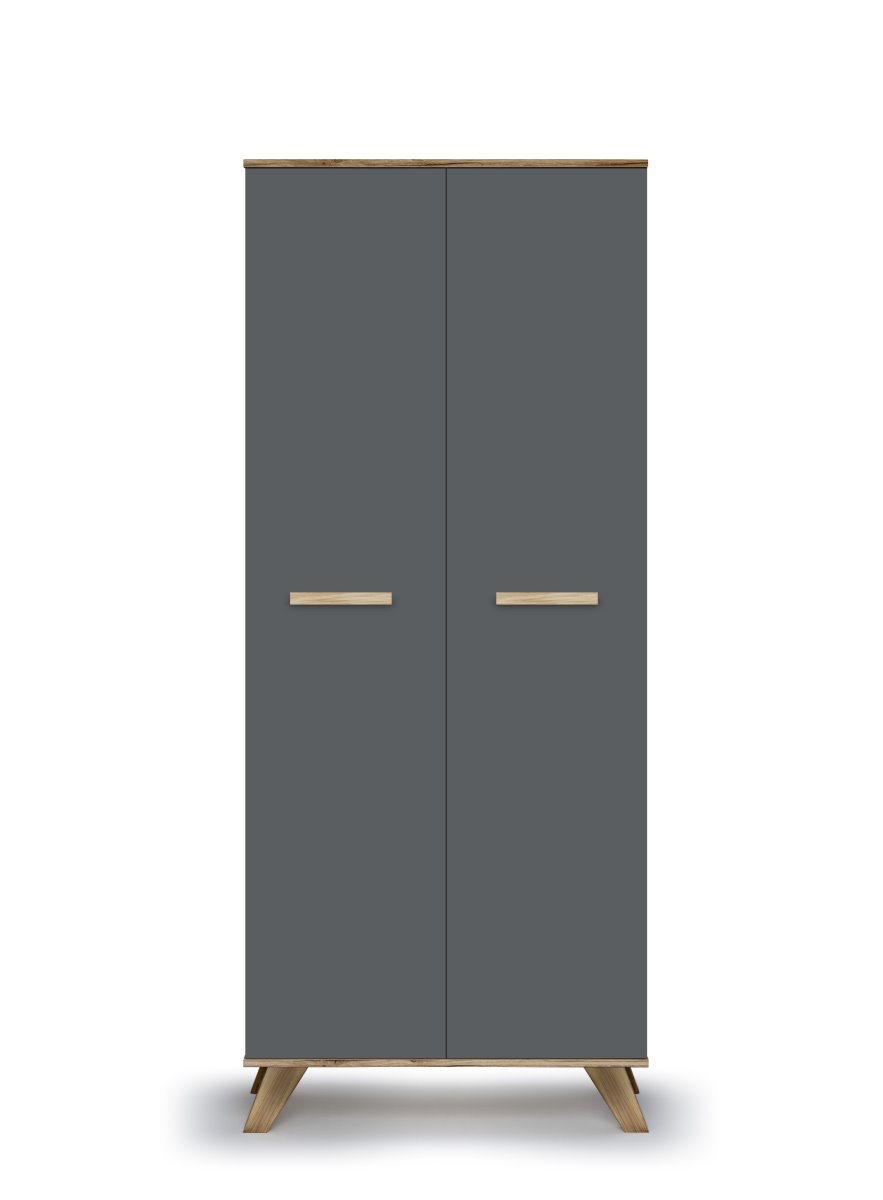 Шкаф для одежды 800 «Вега Скандинавия» (силк флай) Кураж