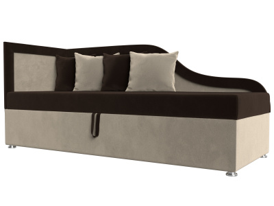 Детский диван Дюна левый угол Коричневый\Бежевый