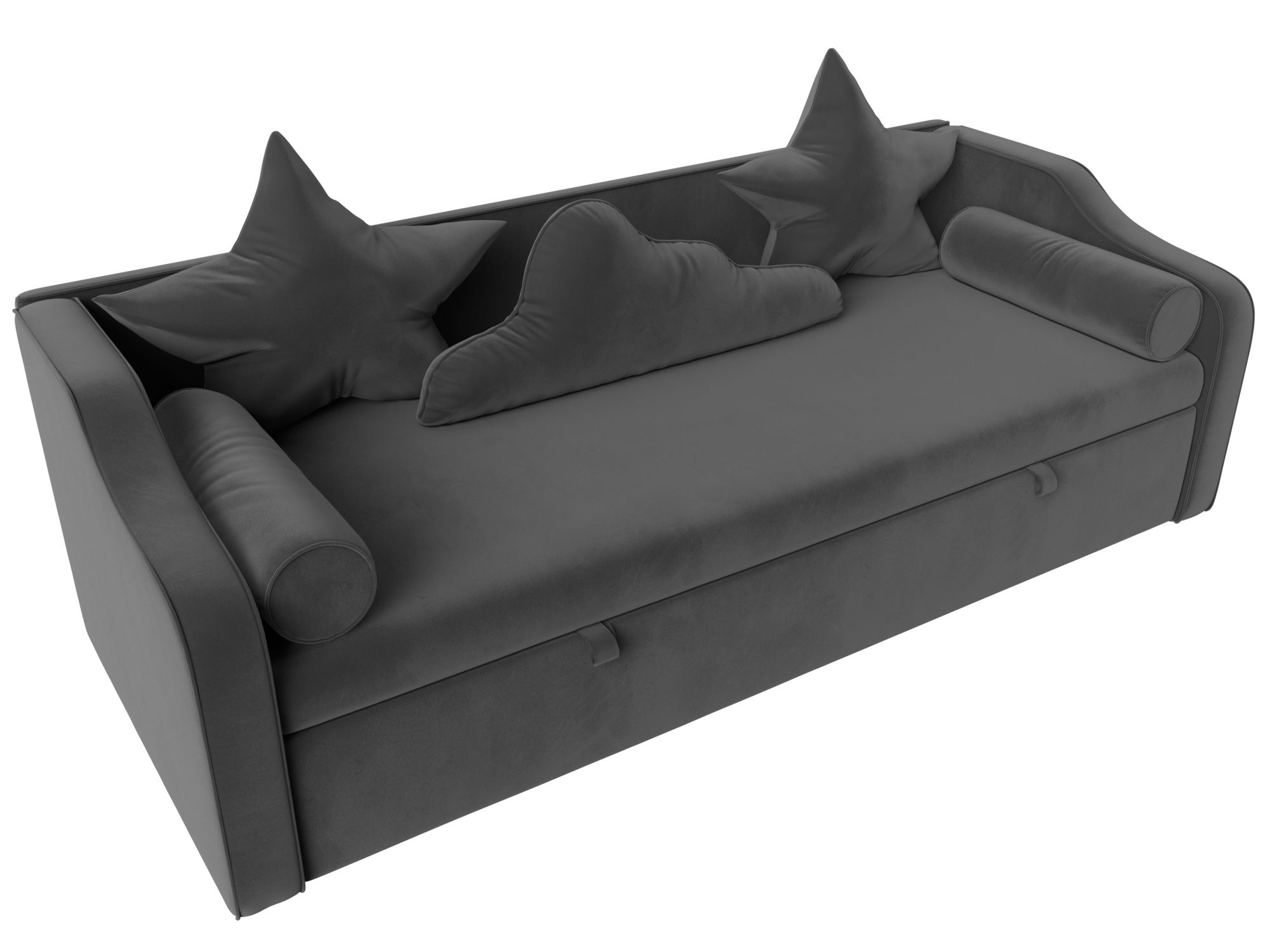 Детский диван-кровать Рико Серый