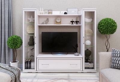 Стенка в гостиную «Палермо» (комплект 8) Кураж