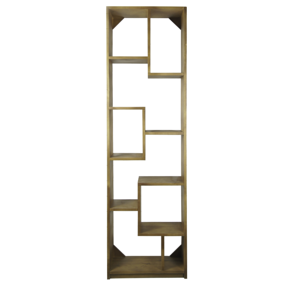 Узкий стеллаж в стиле Лофт "Aquarelle" из массива арт ETG108/1 Этажерка