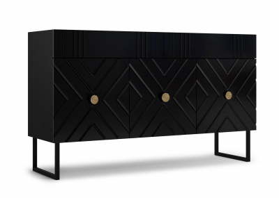 Комодино Марсель (черный) Кураж