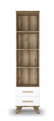 Шкаф-стеллаж 450 «Вега Скандинавия» (дуб каньон) Кураж