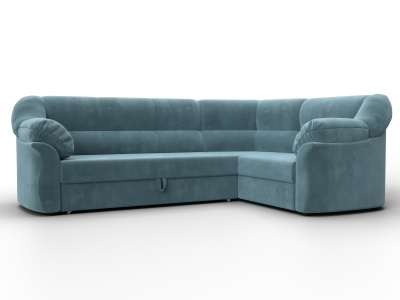 Диван угловой Карнелла правый угол SEVEN 113 бирюзовый