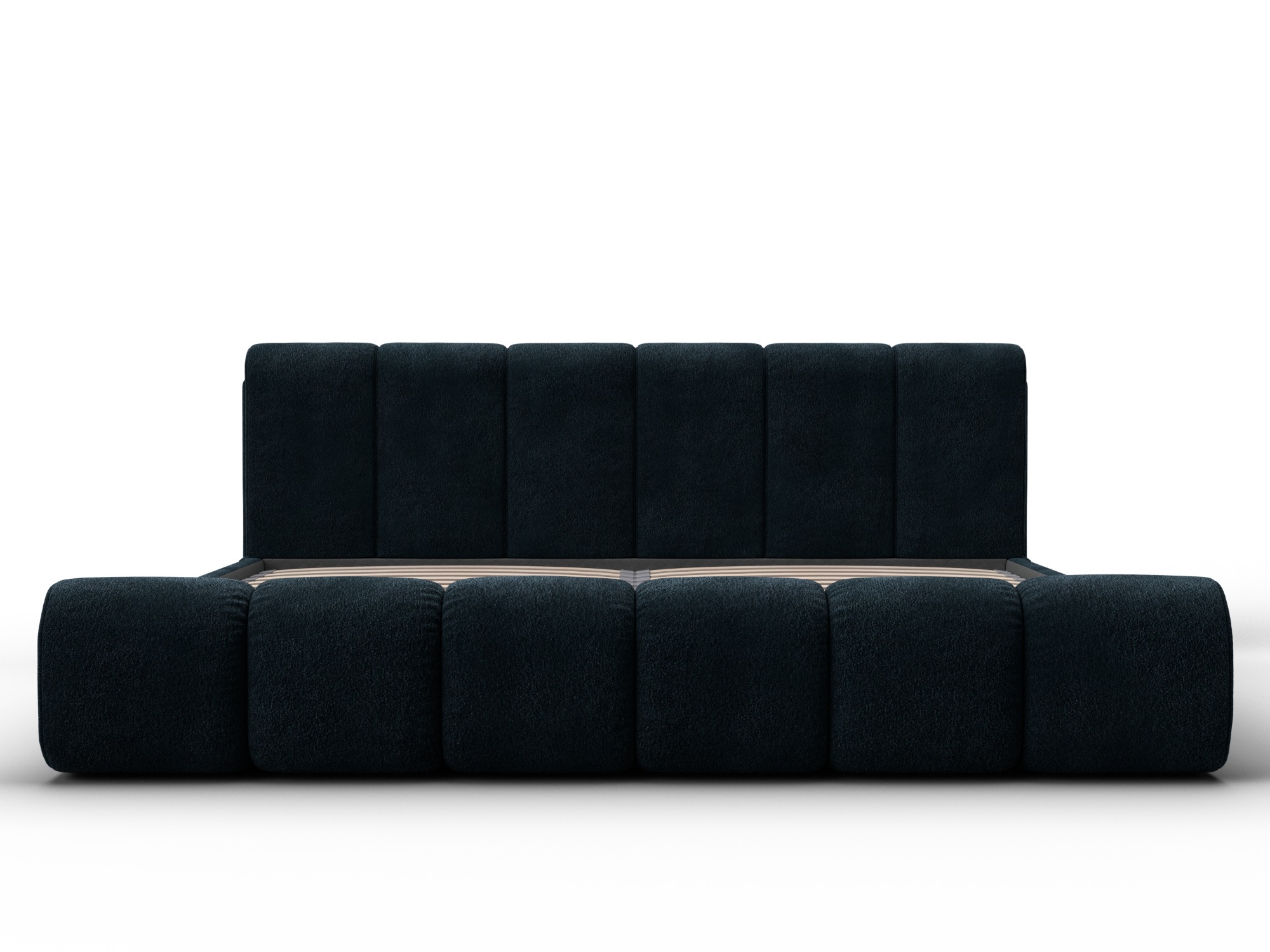 Кровать двуспальная Лига-132 (200) LAIM 21 графит