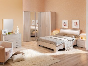 Спальня «СОРРЕНТО» (комплект) Кураж