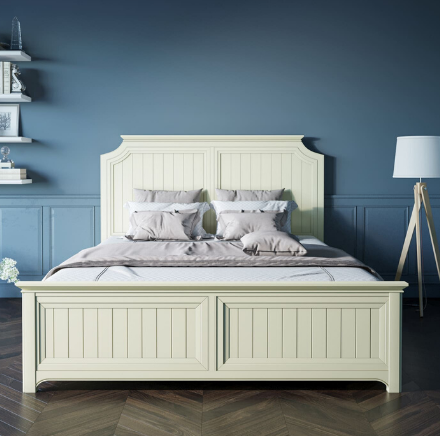 Бежевая кровать "Olivia" 180х200 арт GA3001/18C Этажерка Бежевая кровать "Olivia" 180х200 арт GA3001/18C Этажерка