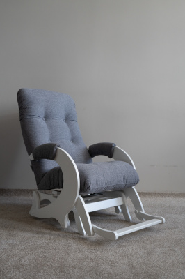 Кресло качалка для дома Стронг Tailor7 молочный дуб GLIDER