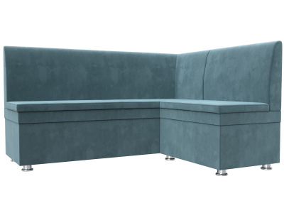 Диван кухонный угловой Уют правый угол SEVEN 113 бирюзовый